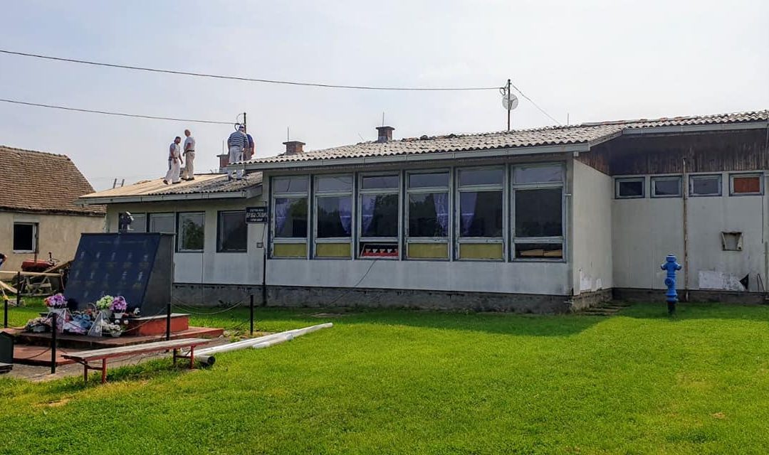 Санација крова у Горњем Клакару