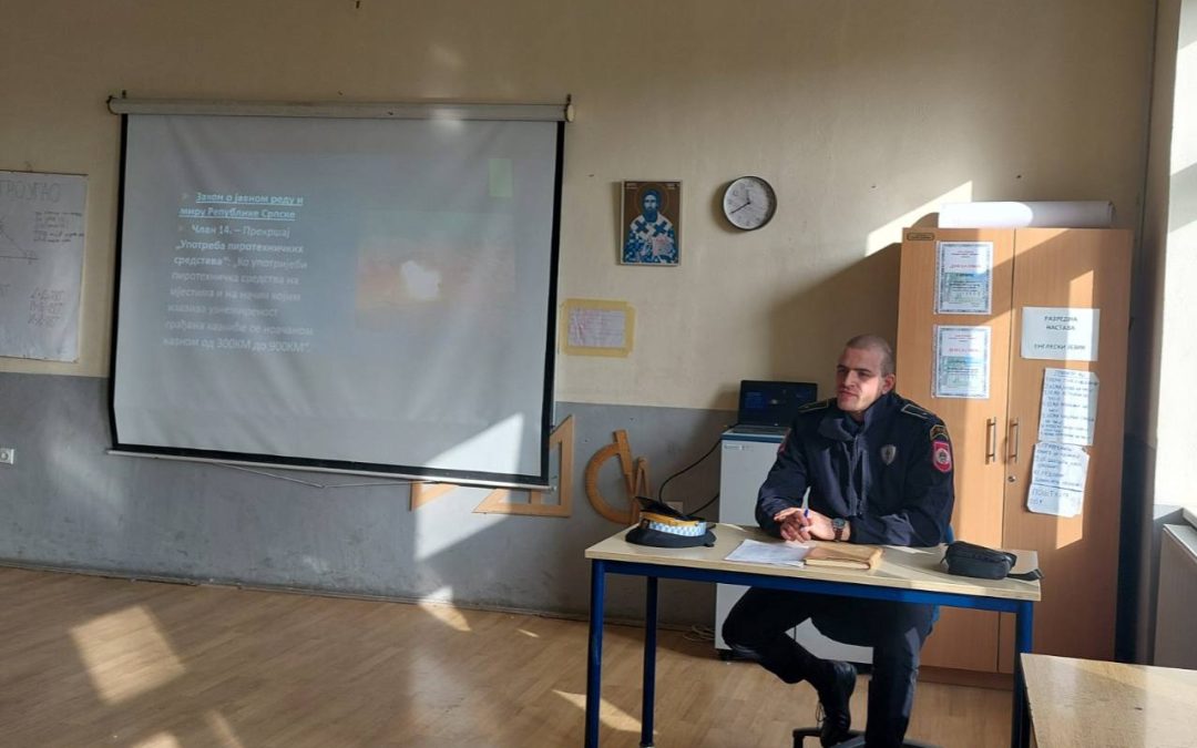 ЕДУКАТИВНО ПРЕДАВАЊЕ О УПОТРЕБИ ПИРОТЕХНИЧКИХ СРЕДСТАВА