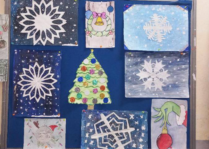 Ликовна изложба „Зима“